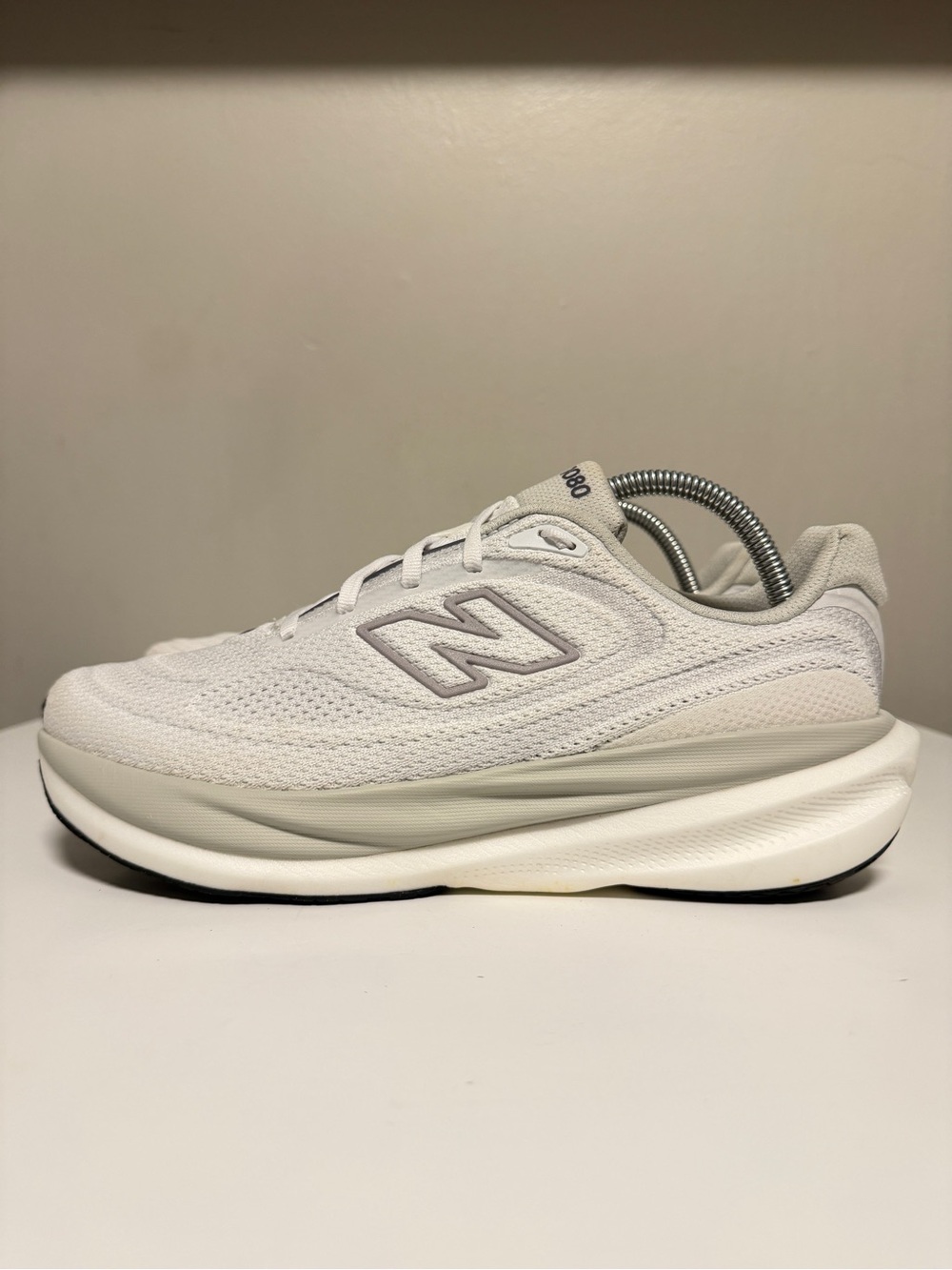 New Balance W10809DL Wide Running Shoe White/Truffle Salt Women’s US 9.5 D